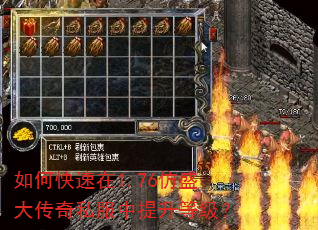 如何快速在1.76仿盛大传奇私服中提升等级? 如何快速在1.76仿盛大传奇私服中提升等级?